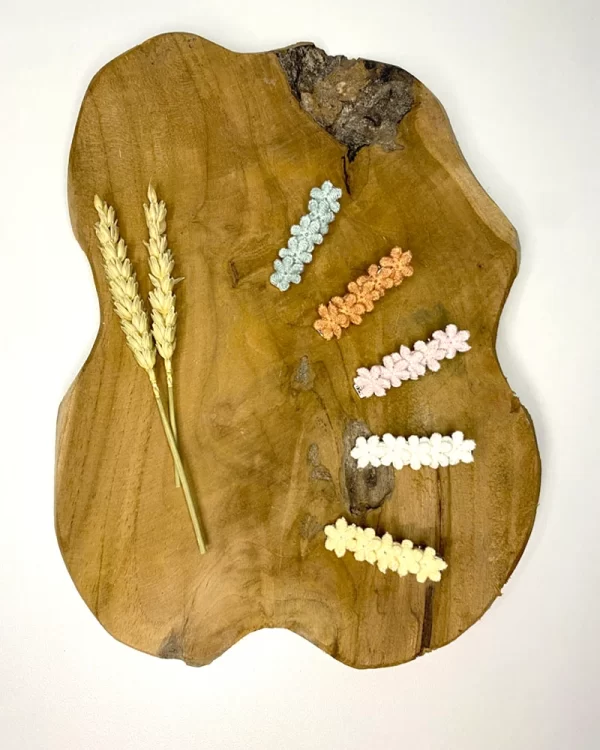 Alligatorclips Gekleurde Bloemen