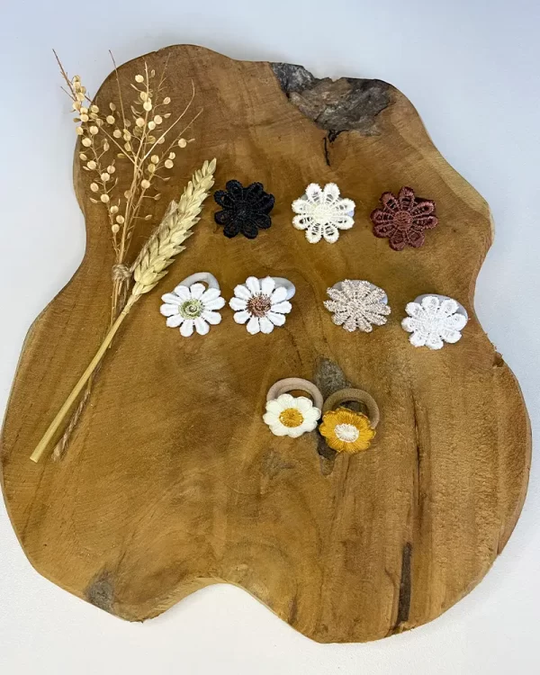 Haarelastiekjes Bloemen