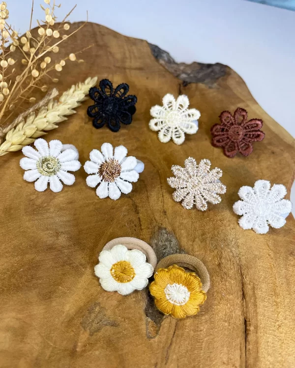 Haarelastiekjes Bloemen - Afbeelding 2