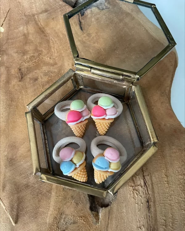 Haarelastiekjes Icecream - Afbeelding 2