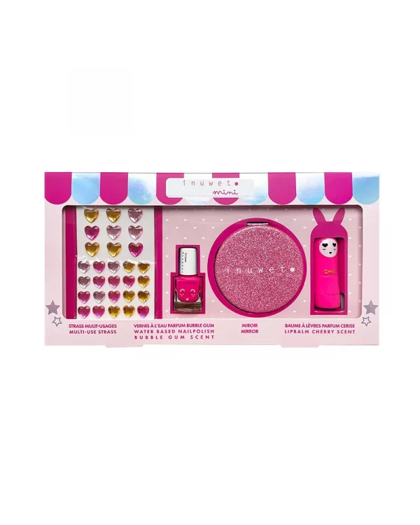 Mini giftset glitter rosé