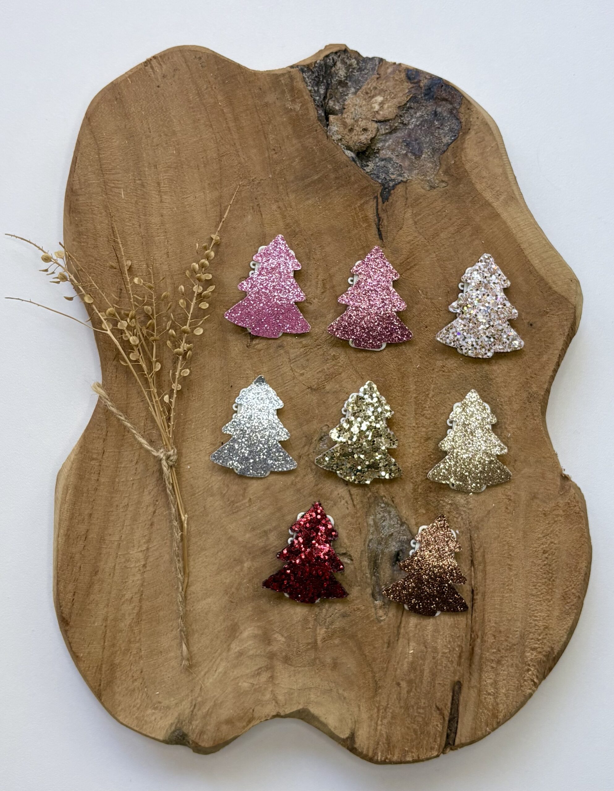 Antislip haarclipjes Kerstboom