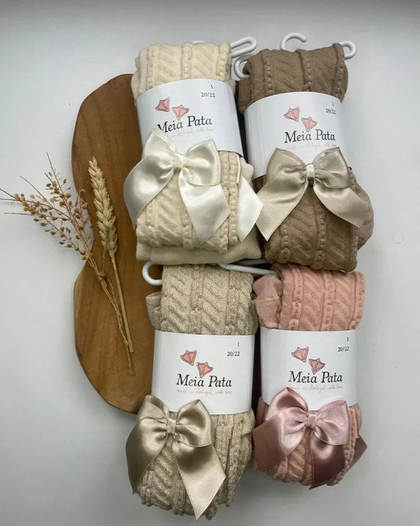Maillots met Satijnen strik - Meia Pata 2137C