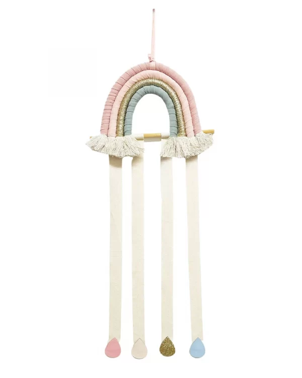 Regenboog haarspeldjes wandhanger - Afbeelding 3