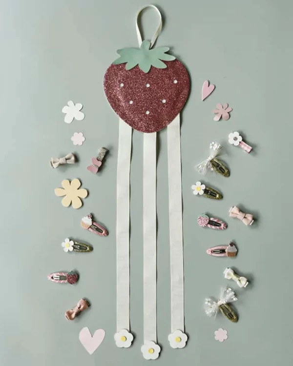 Sweet Strawberry 3 Ribbon Clip Hanger - Afbeelding 2