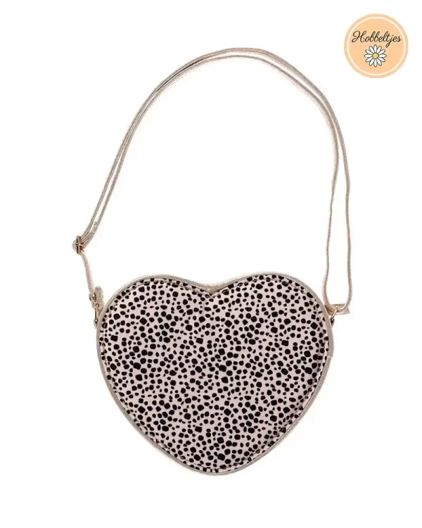 Love Heart Leopard Bag | Rockahula